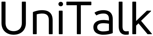 UniTalk Black Logo